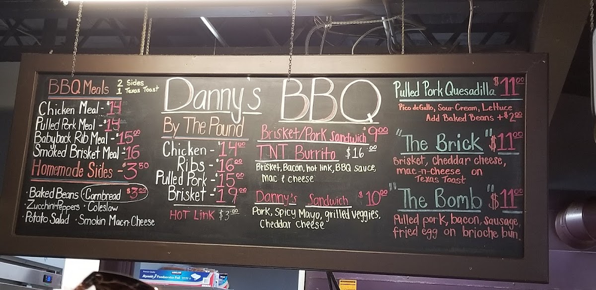 Menu Danny's Bbq & Catering-10