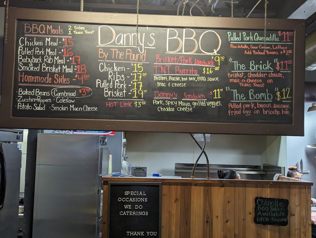 Menu Danny's Bbq & Catering-2