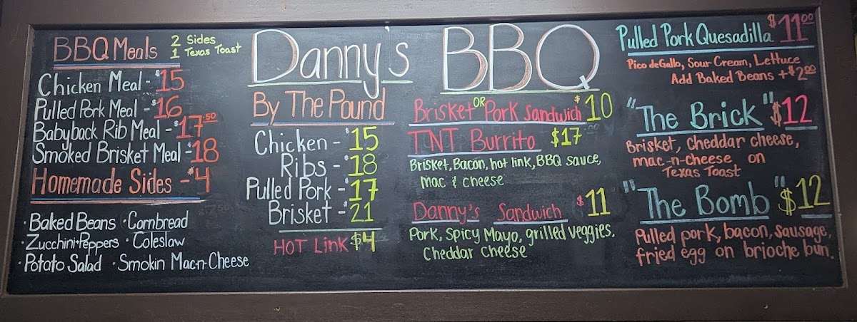 Menu Danny's Bbq & Catering-4