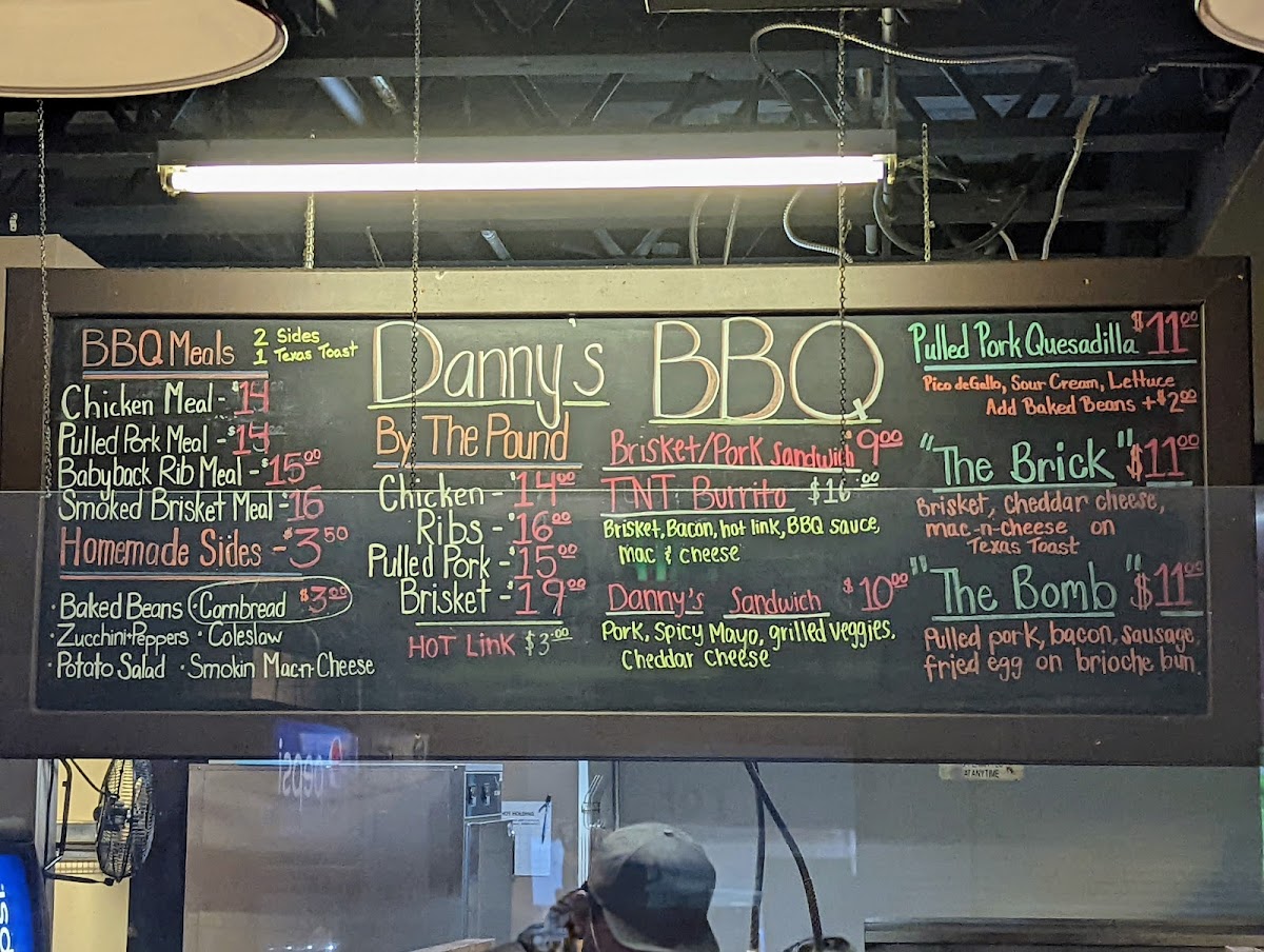 Menu Danny's Bbq & Catering-7