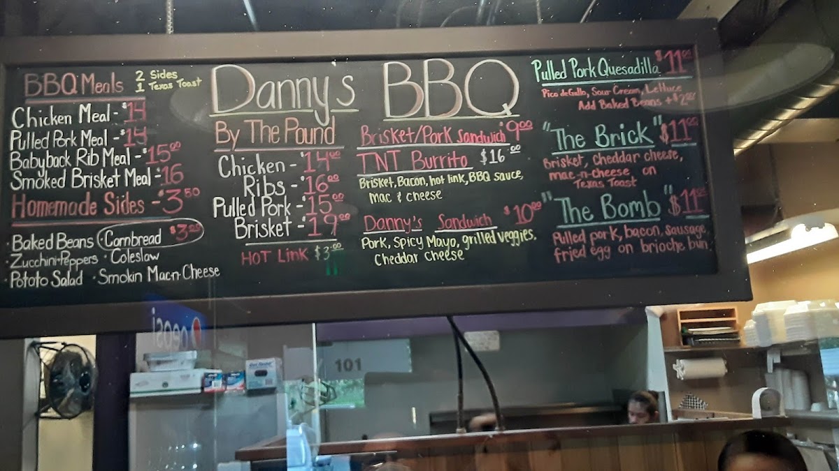 Menu Danny's Bbq & Catering-8