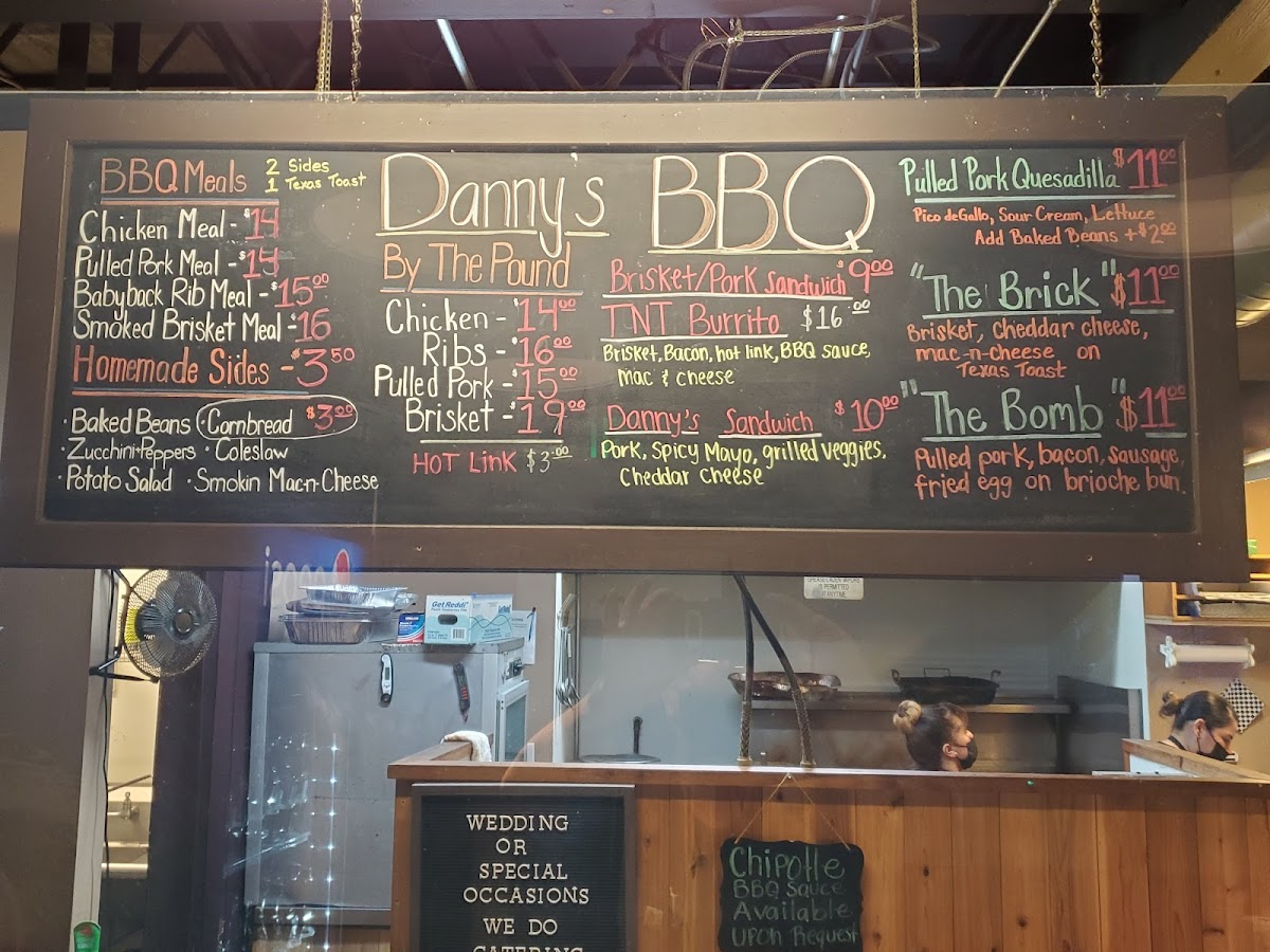 Menu Danny's Bbq & Catering-9